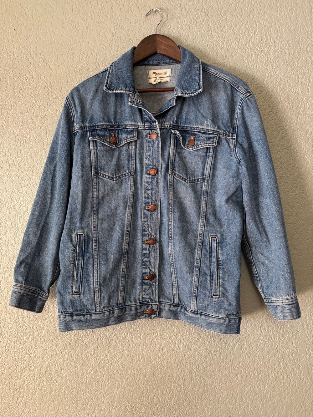 Madewell oversized size small denim jacket